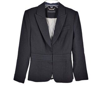 Yigal Azrouel Wool Tailored Blazer Minimalist Structured Career Designer Size 4